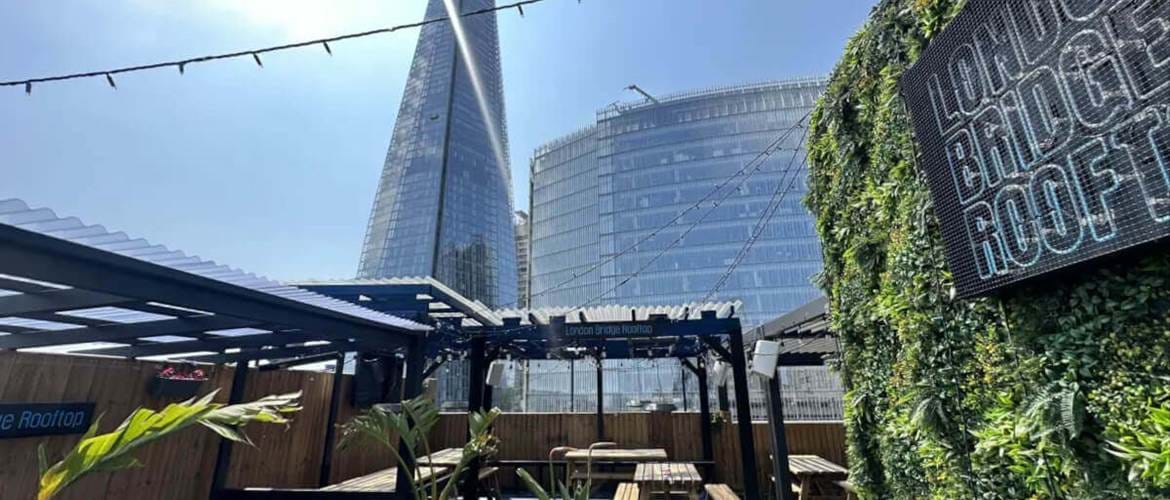 View of The Shard from London Bridge Rooftop