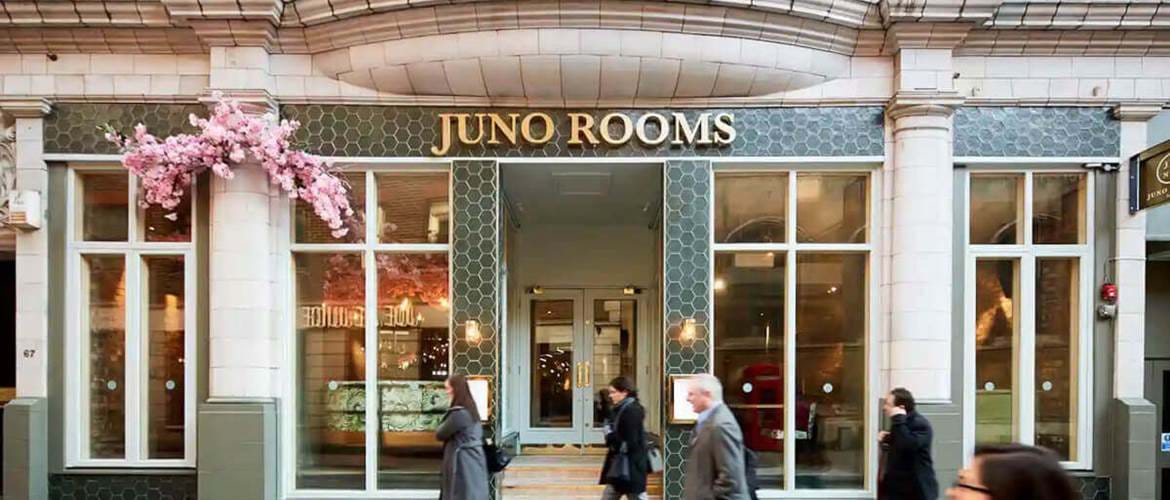 Exterior of Juno Rooms