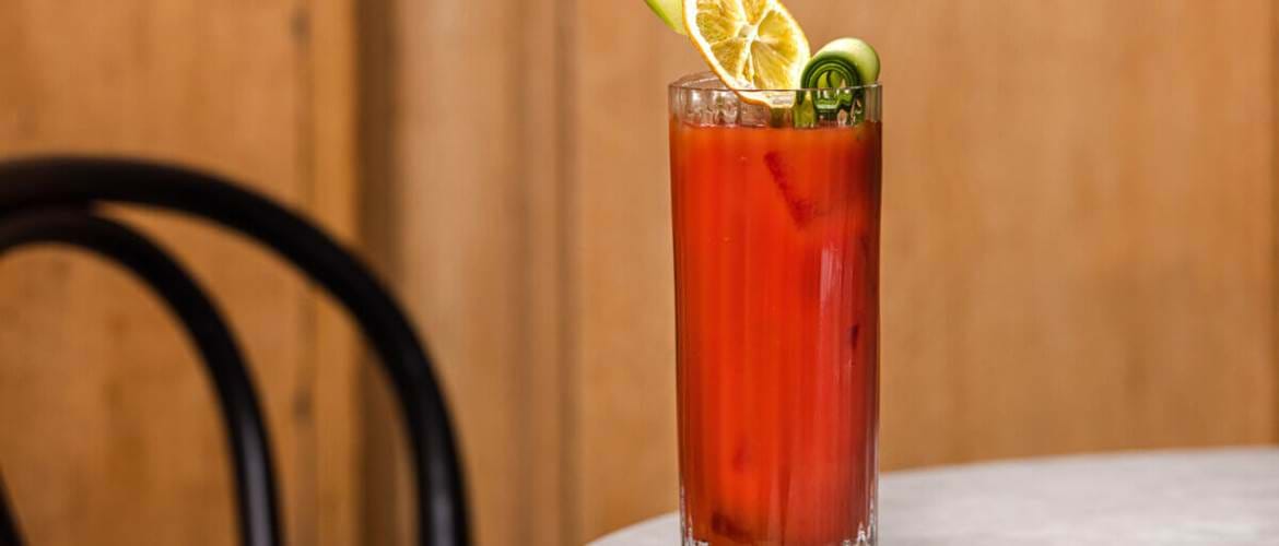Bloody Mary at Burr & Co at Kimpton Fitzroy London