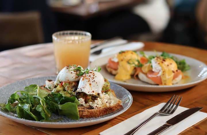 Brunch Dishes at The Green Room
