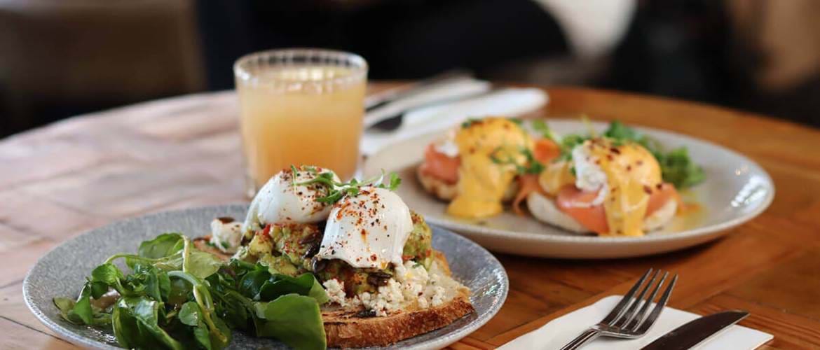 Brunch Dishes at The Green Room