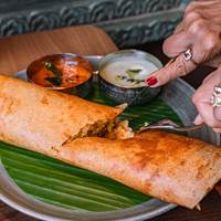 Traditional South Indian Dosa at Masala Zone Piccadilly Circus