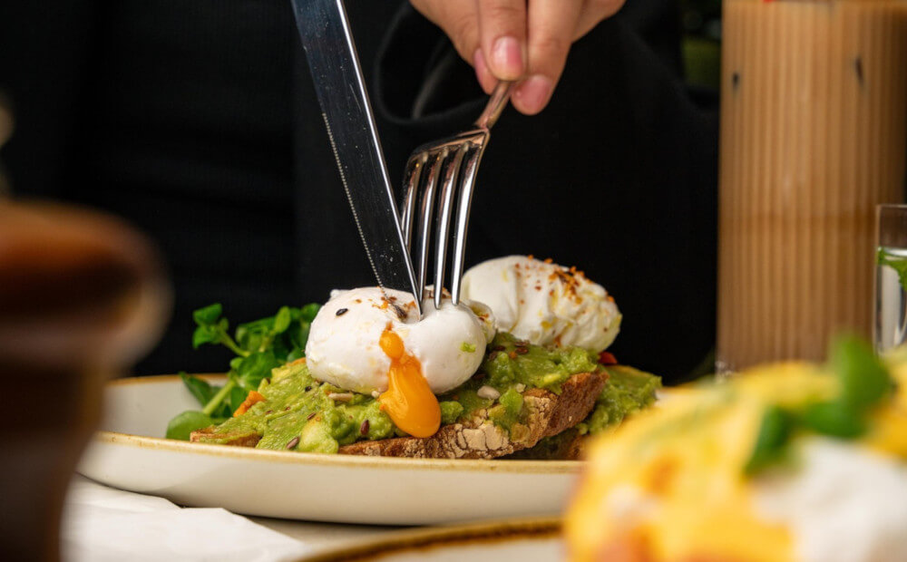 Smashed Avocado and Poached Eggs