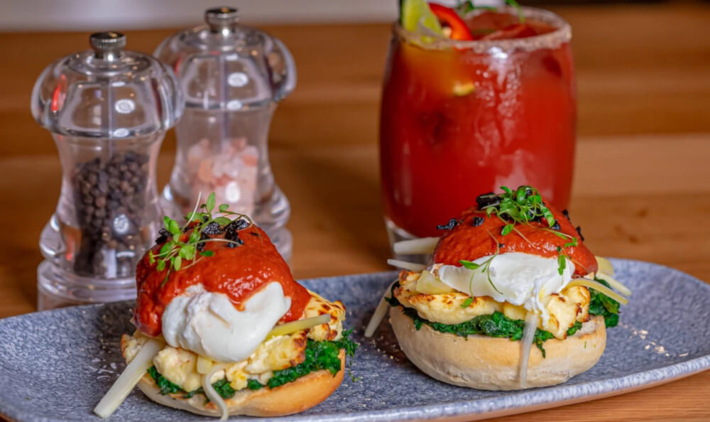 Gluten-free Bloody Mary Eggs Benny Loudons Fountainbridge