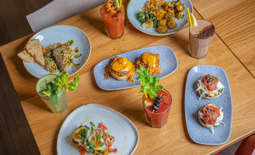 Gluten-free Breakfast and Brunch Dishes with Cocktails Loudons Fountainbridge